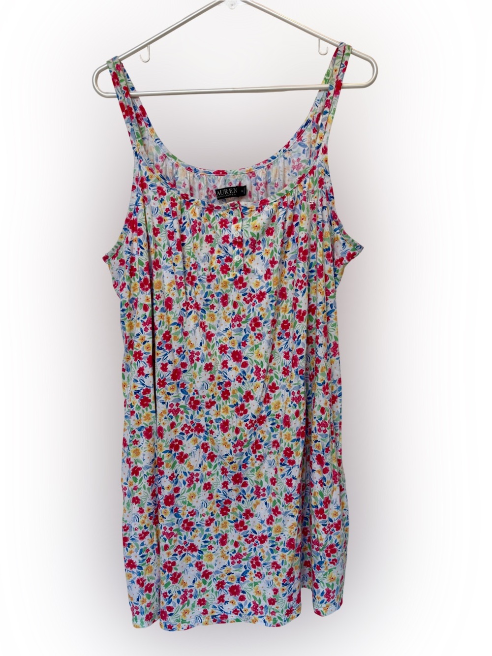 LAUREN Ralph Lauren Floral Double-strap Nightgown Size 1X
